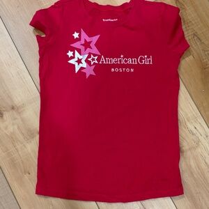 American Girl BOSTON Red Star Tee size 14/16